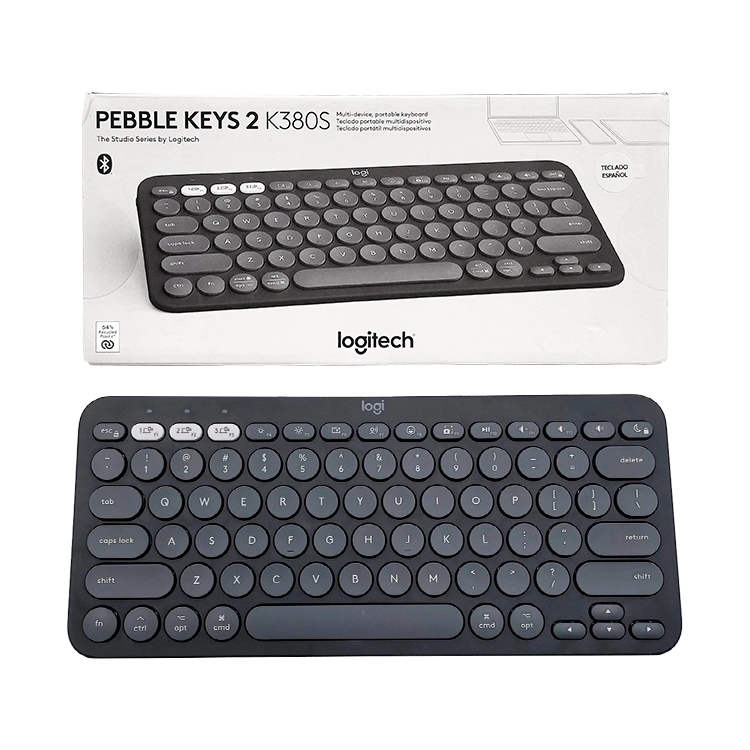 Teclado Logitech Wireless Pebble Keys 2 K380S Negro Art.920-11783